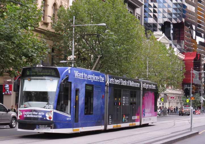 Yarra Trams Combino Bank of Melbourne 3513